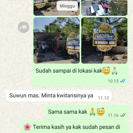 Pengiriman Papan Bunga Duka Indihiang