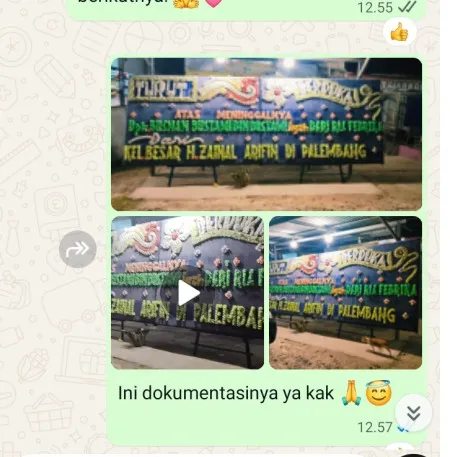 Pengiriman Papan Bunga Duka Indihiang